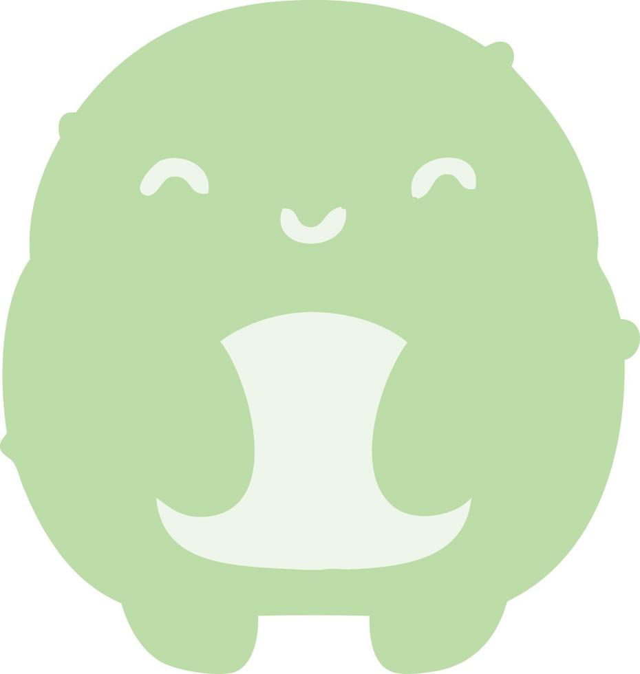 frog flat art vector