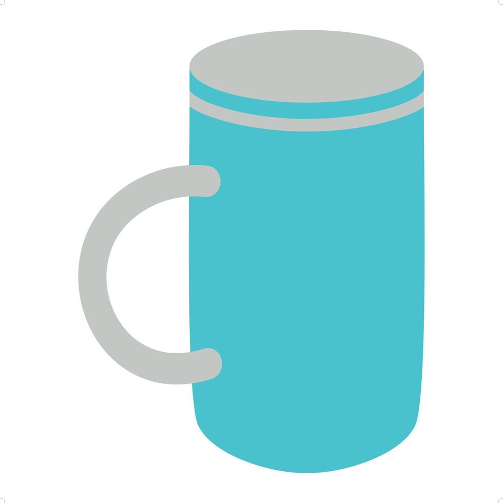 coffee mug flat art vector