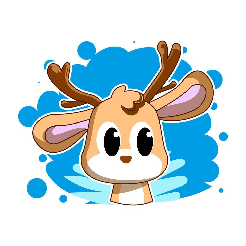Premium vector l vector cute and adorable deer illustration. royalty free
