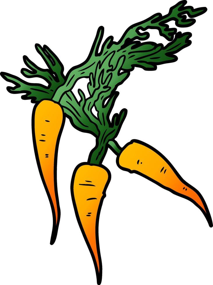 vector cartoon carrots