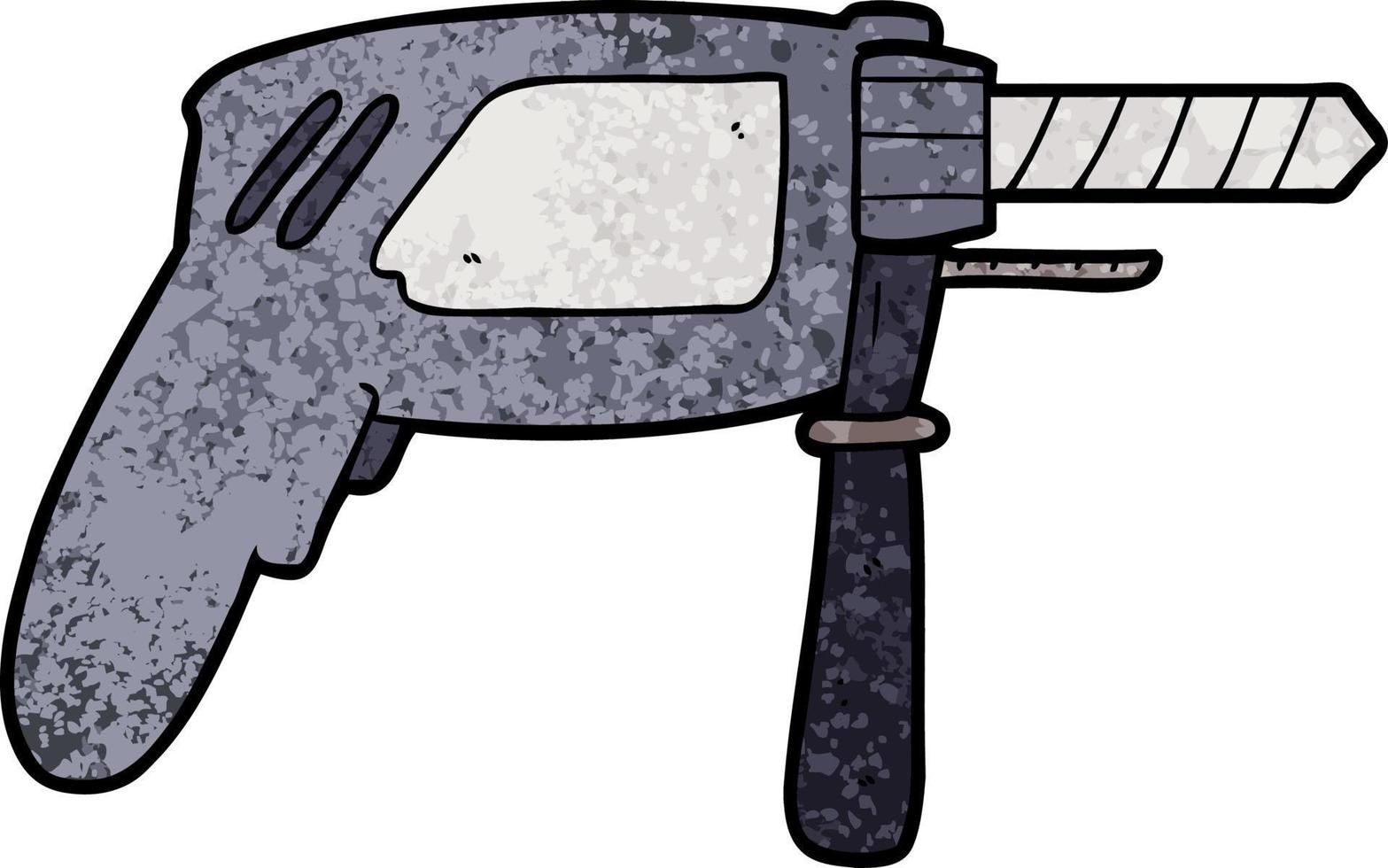 vector cartoon drill