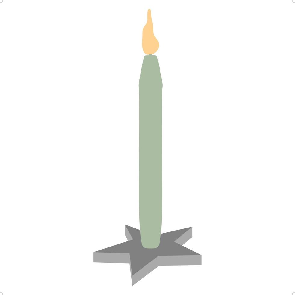 arte plano de velas vector