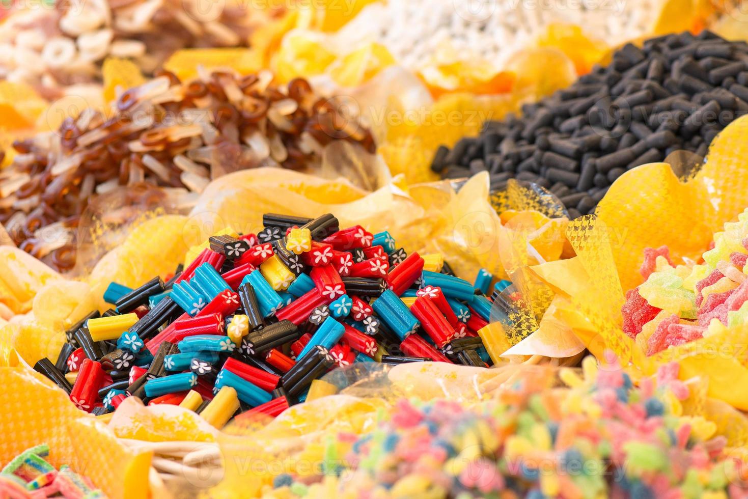 Assorted colorful candies photo