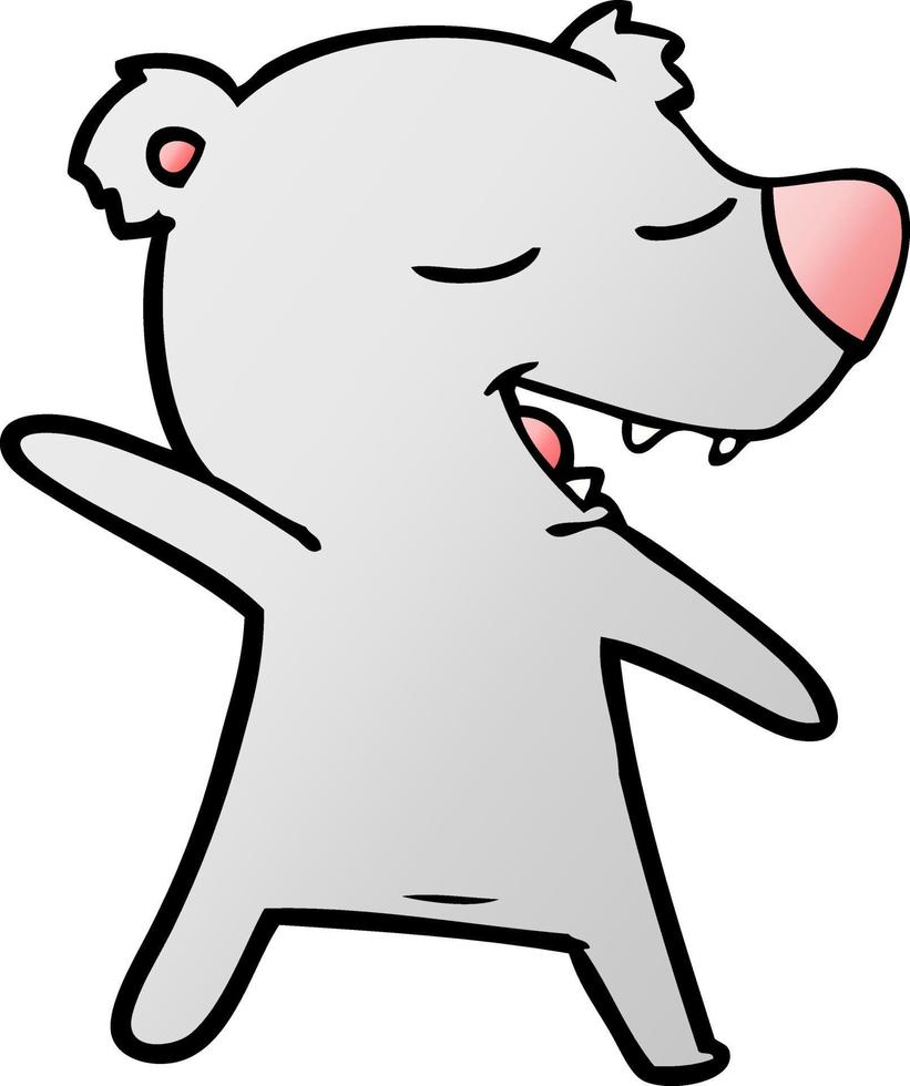 cartoon bear character vector