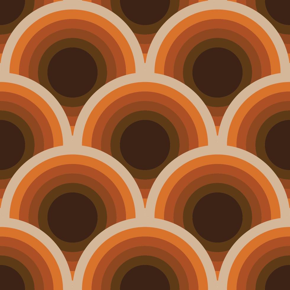Retro seamless pattern vector
