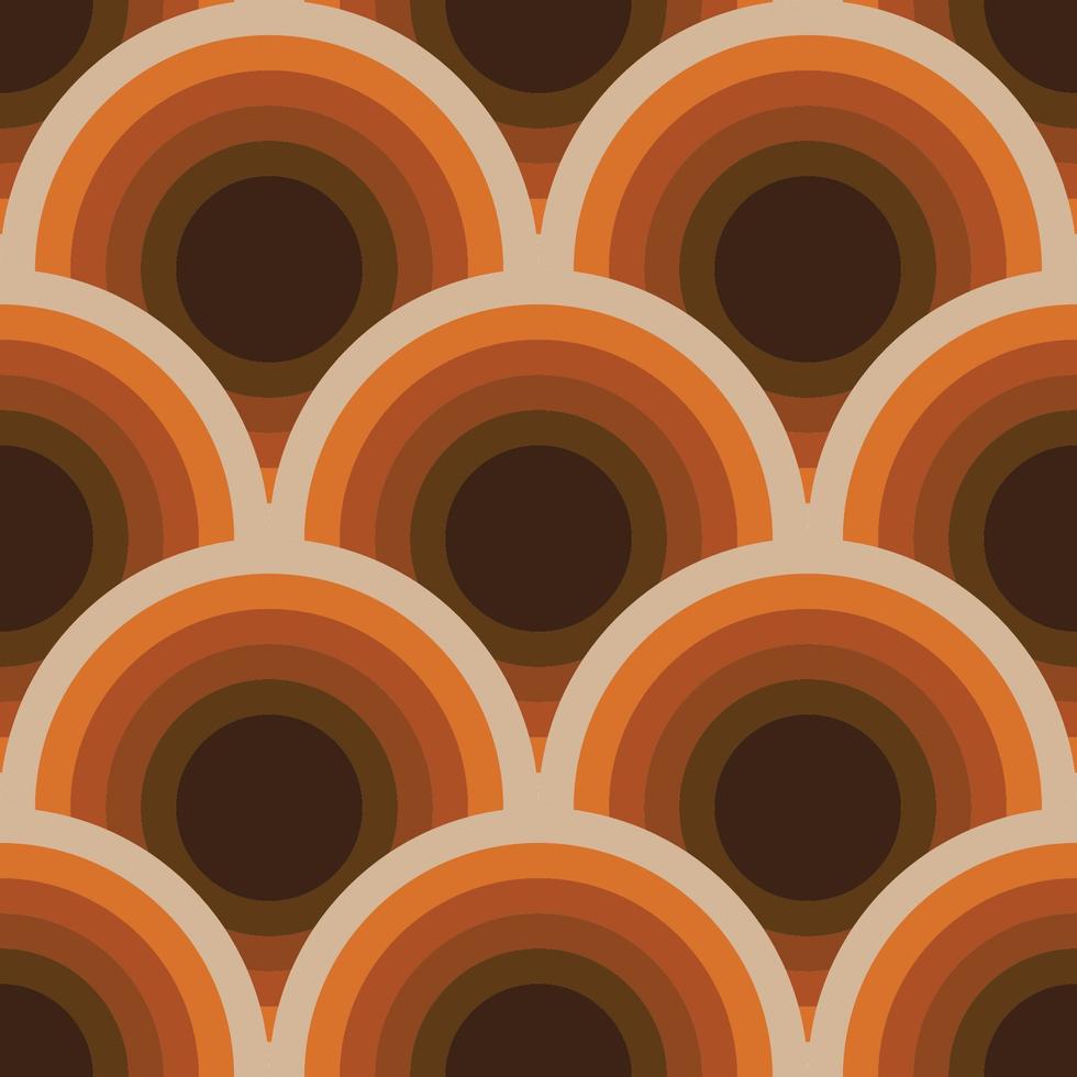 Retro seamless pattern vector