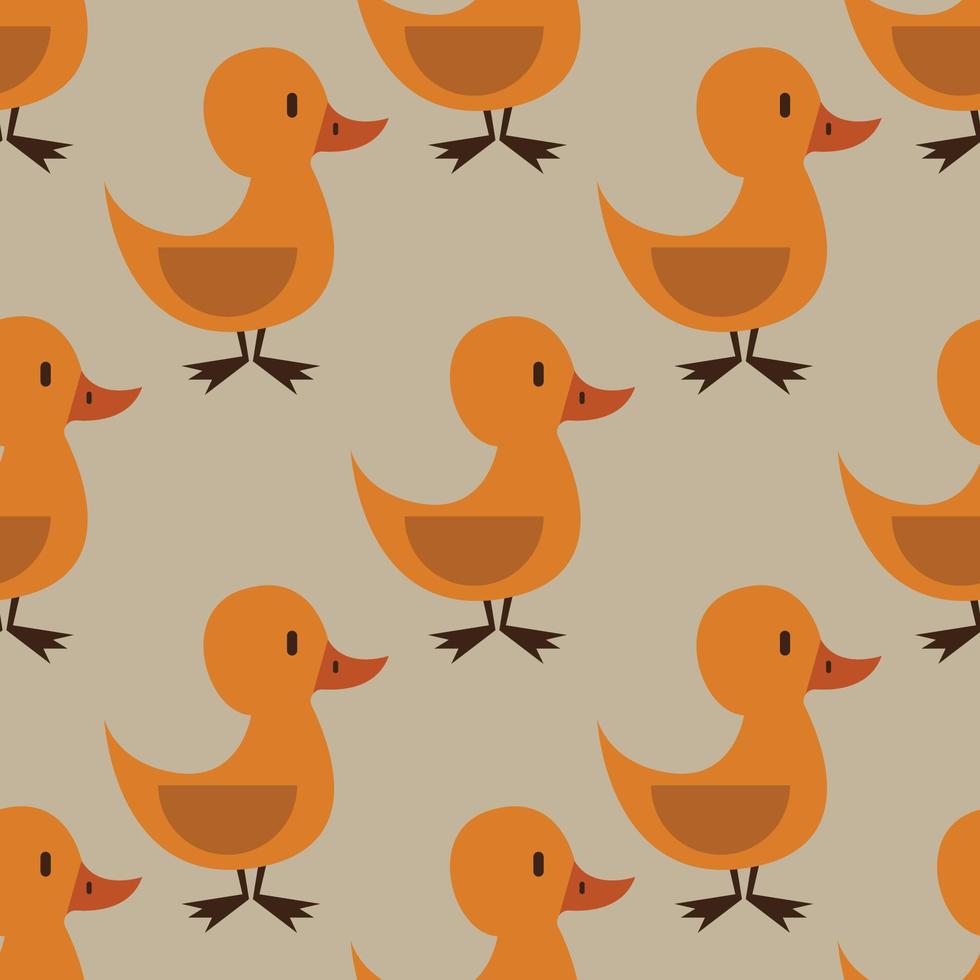 Little duckling pattern vector