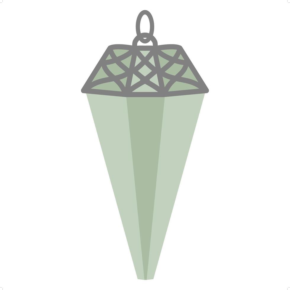 magical pendant flat art vector