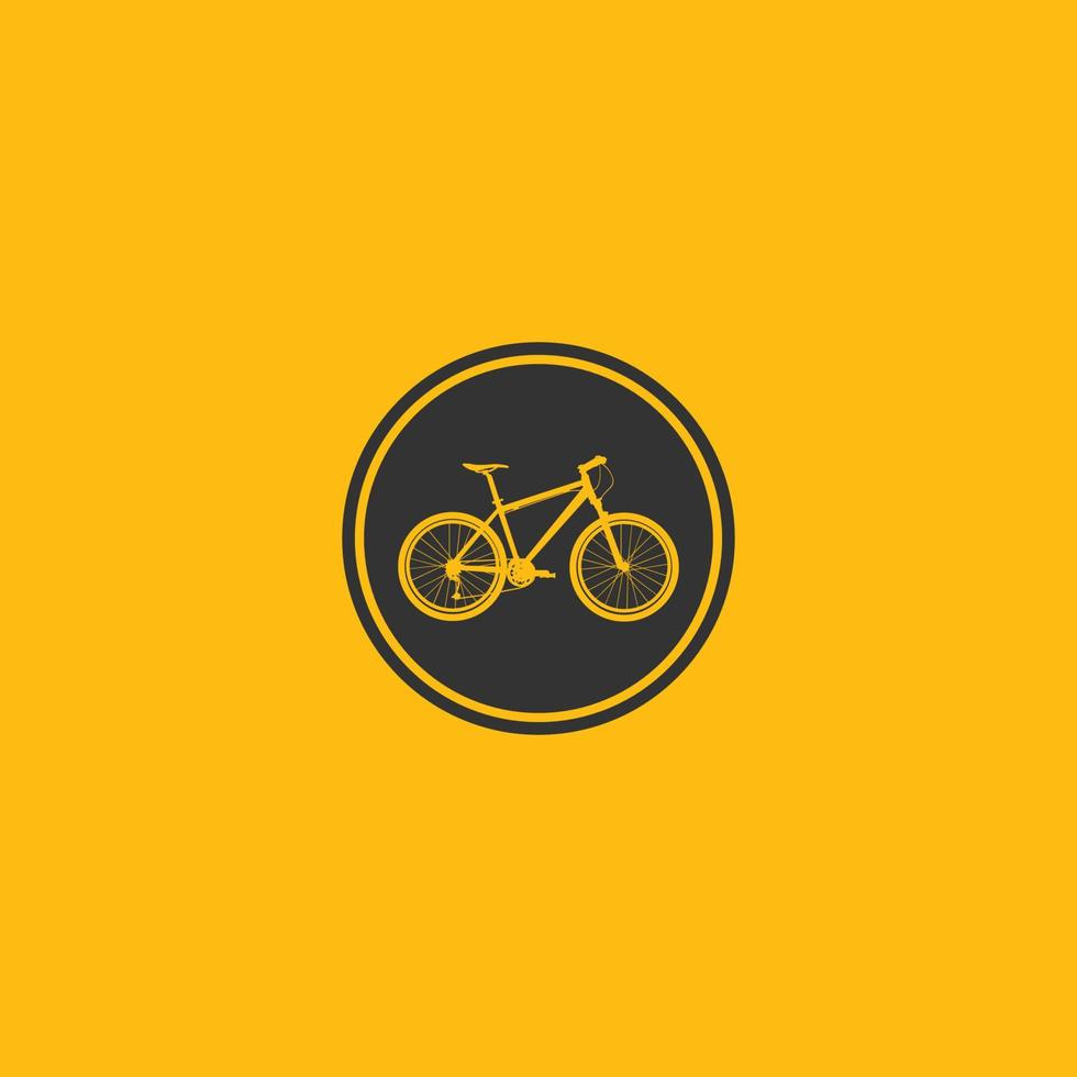 vector de logotipo de bicicleta