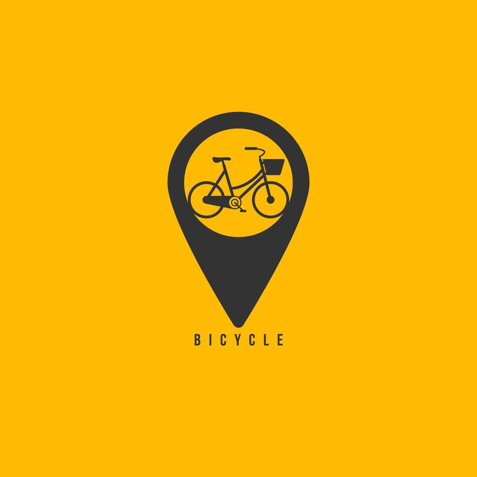 vector de logotipo de bicicleta