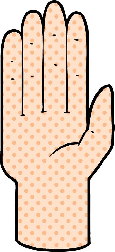 vector cartoon hand