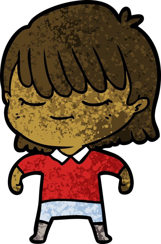 cartoon woman character vector
