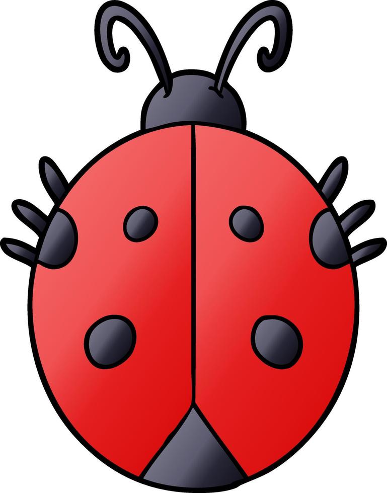 vector cartoon ladybug