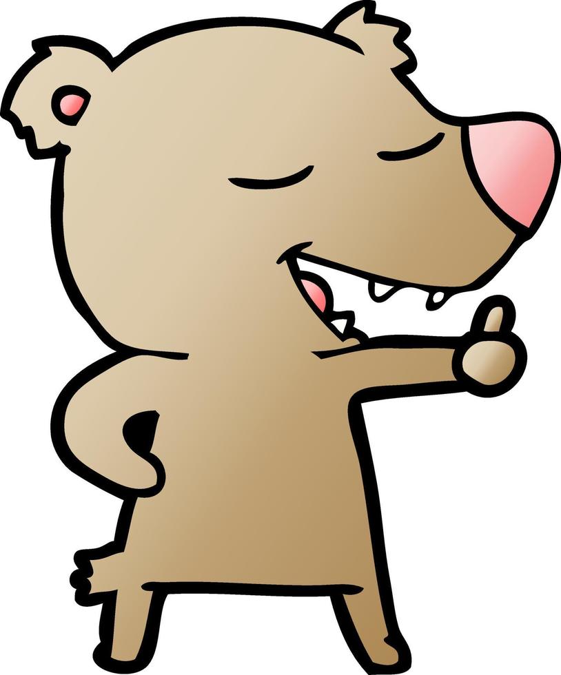 cartoon bear character vector