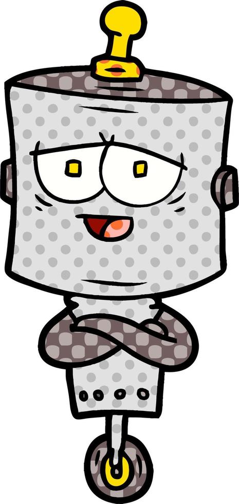 cartoon robot character vector