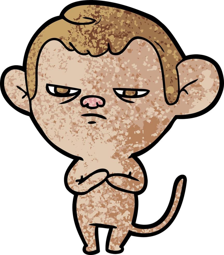 cartoon monkey character vector