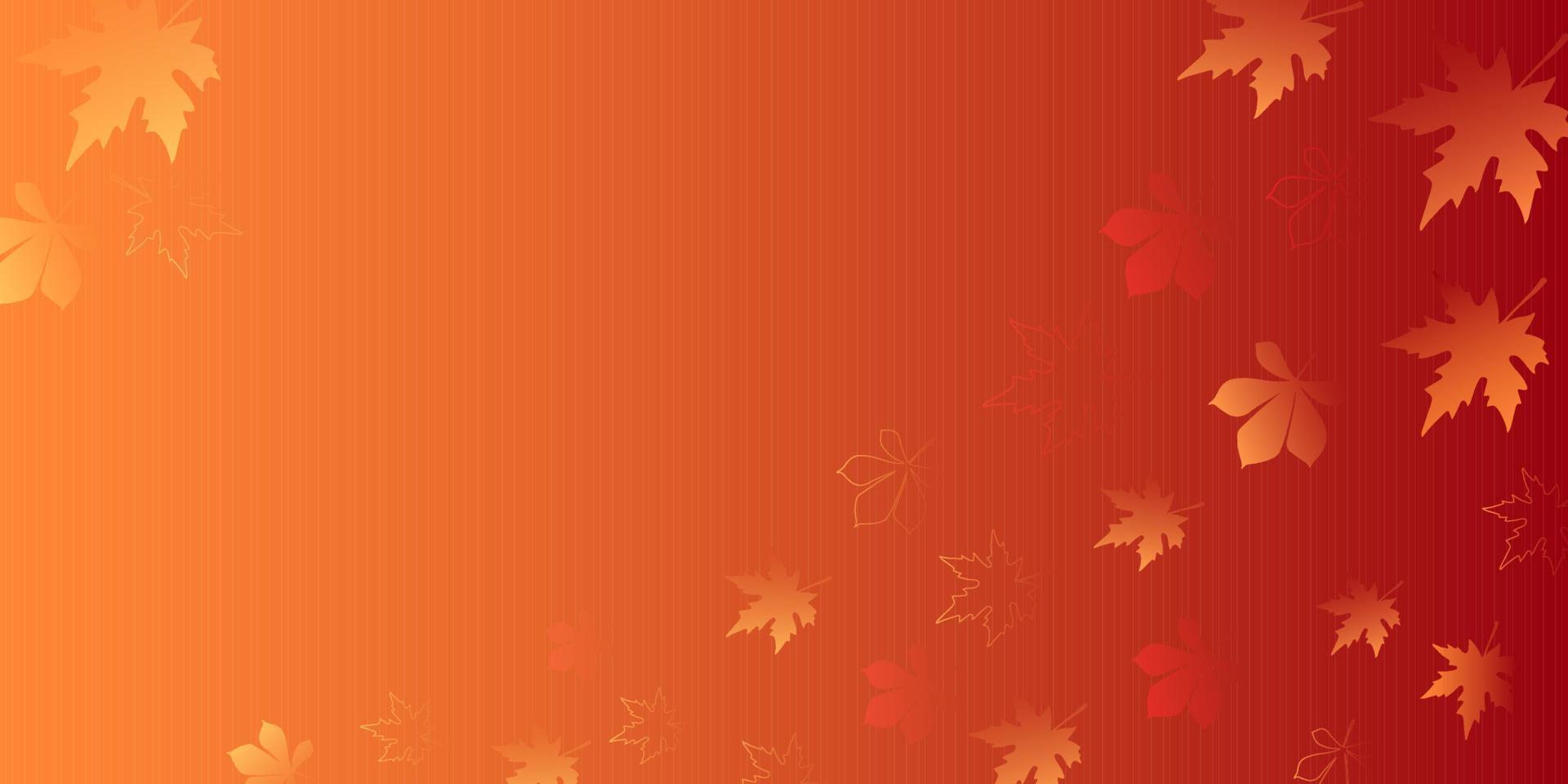 Colorful autumn mood background with autumn leaves, for postcards, banners, posters, web pages vector