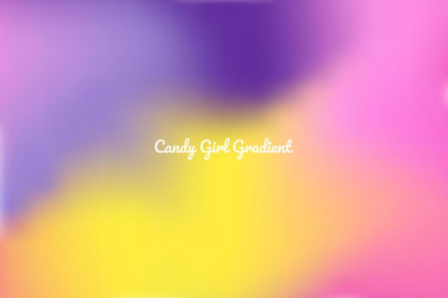 Candy girl cute gradient abstract background ,gradient blur colorful fluid gradient abstract design wallpaper presentation template. trendy pink cover, web banner, presentation school template. vector