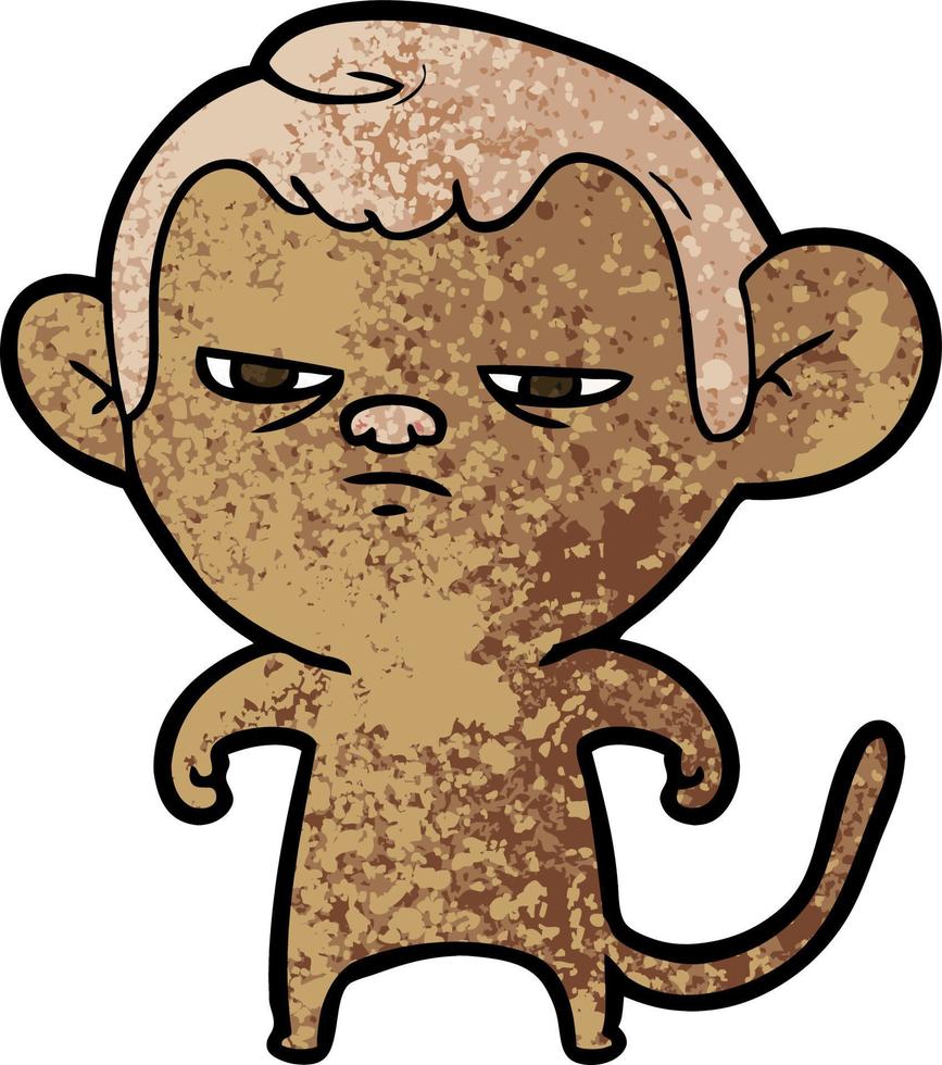 cartoon monkey character vector