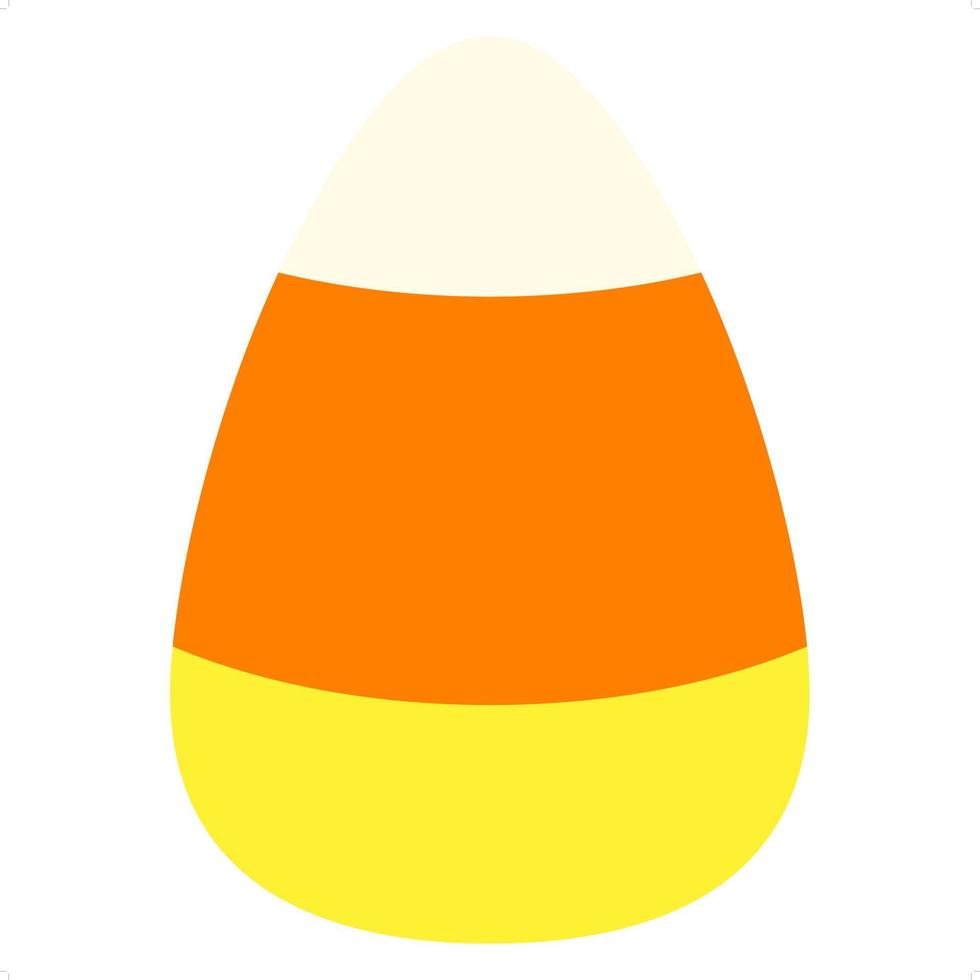 candy corn flat art vector