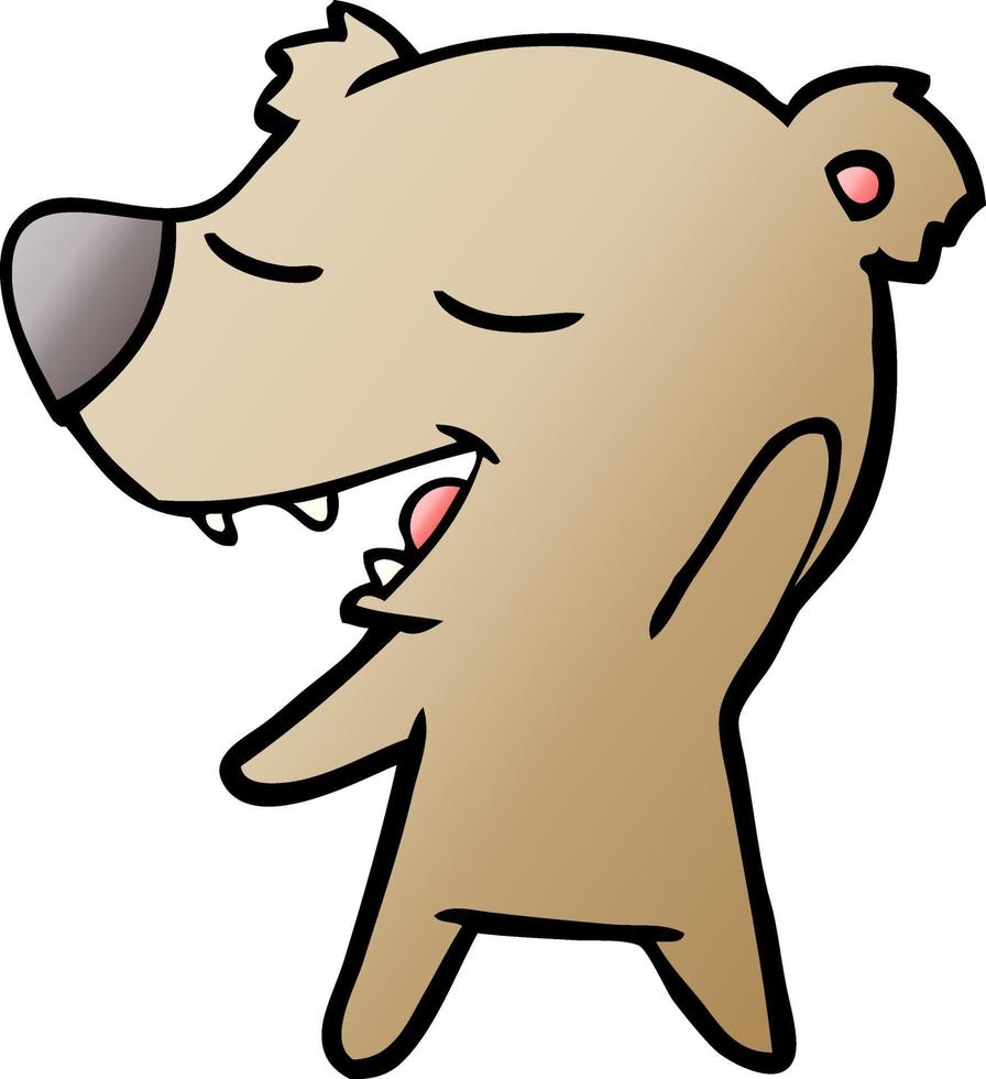 cartoon bear character vector