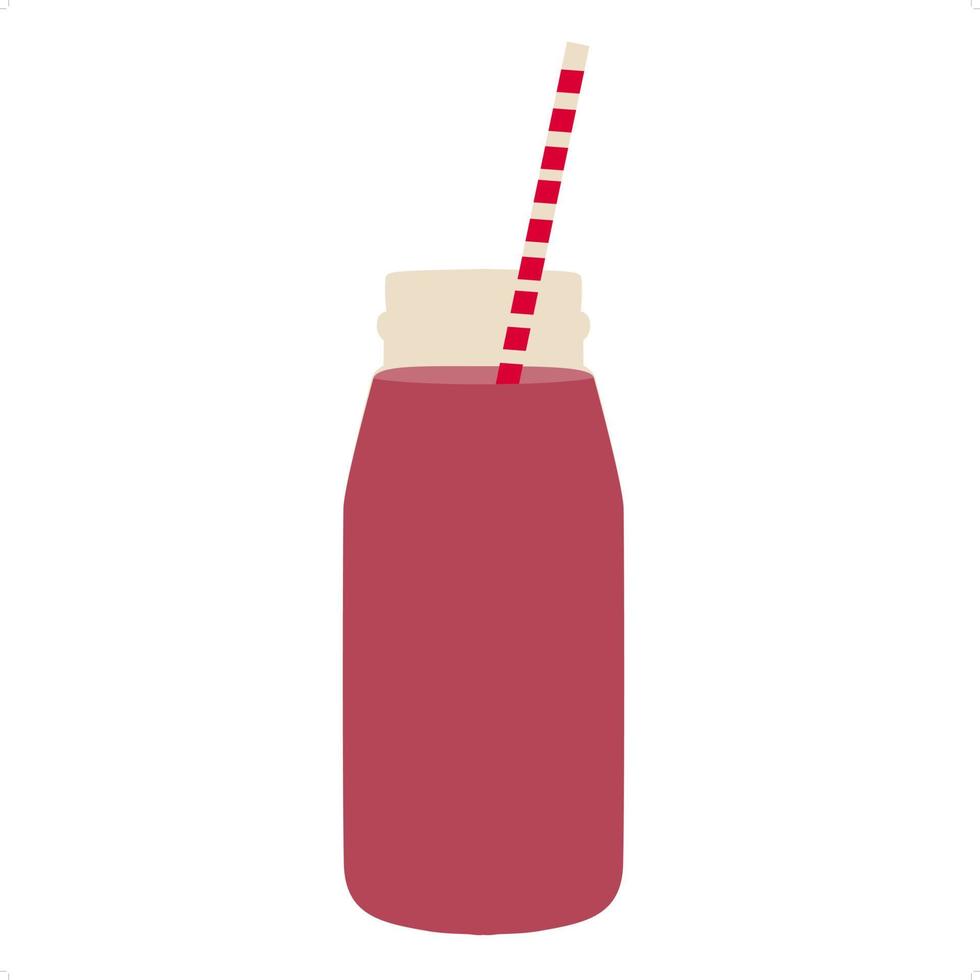 smoothie flat art vector