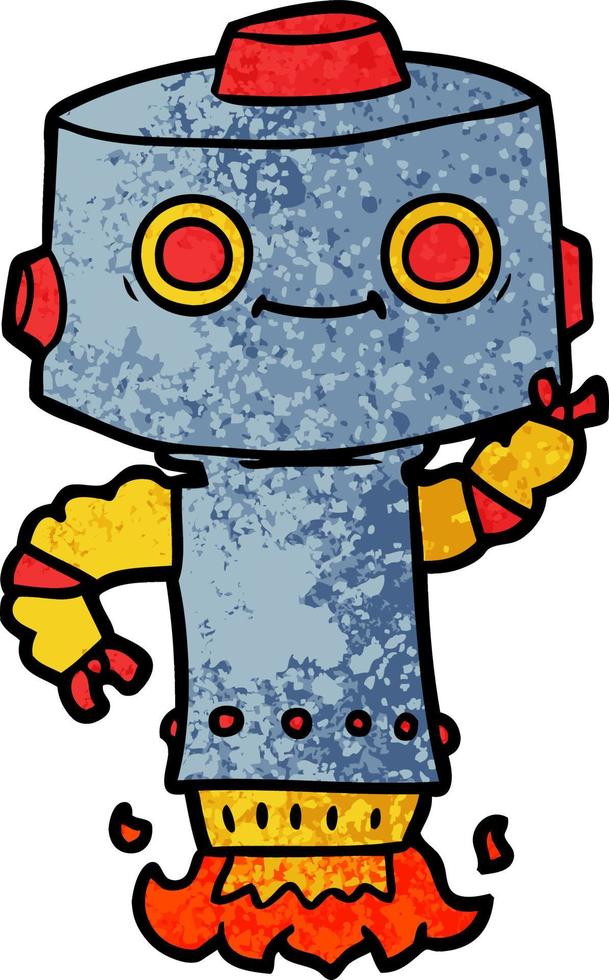 cartoon robot character vector