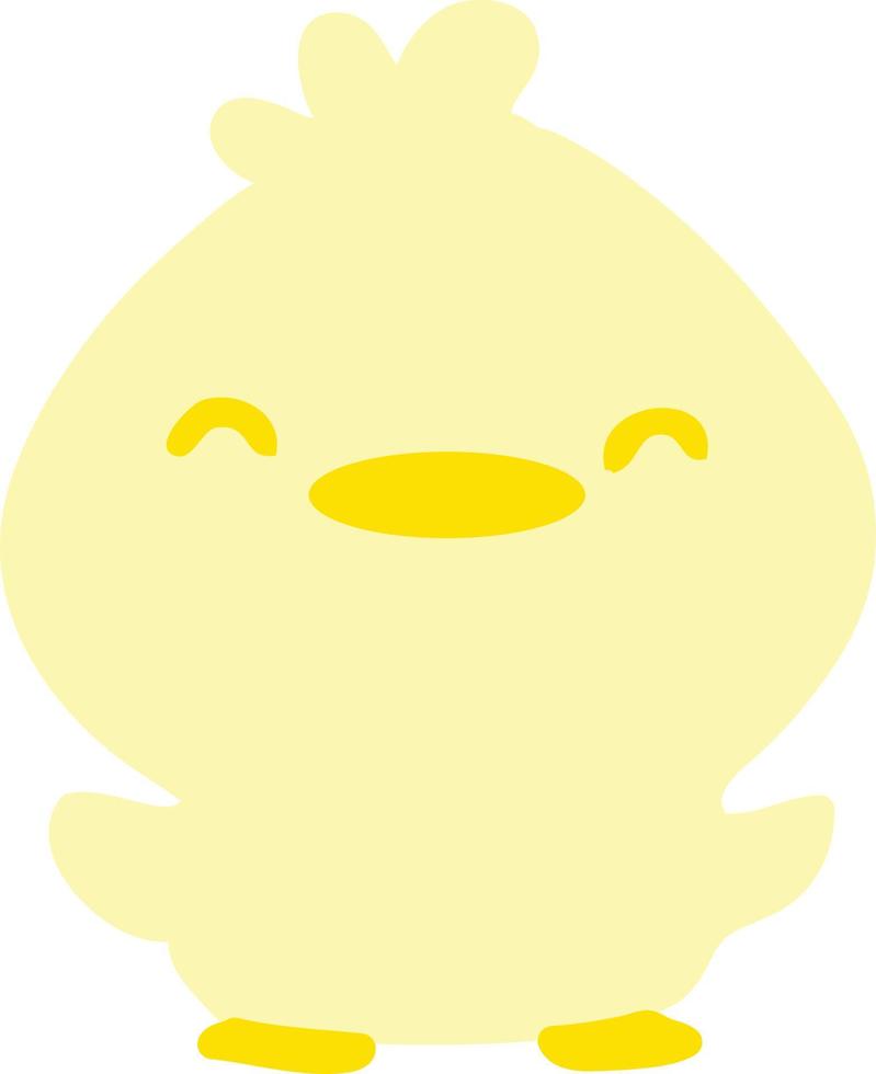 little chick flat art vector