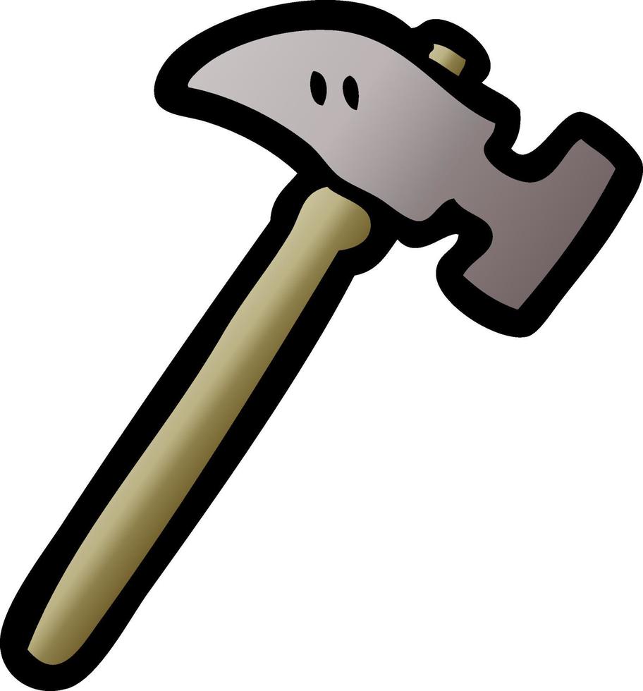 vector cartoon hammer 12668376 Vector Art at Vecteezy