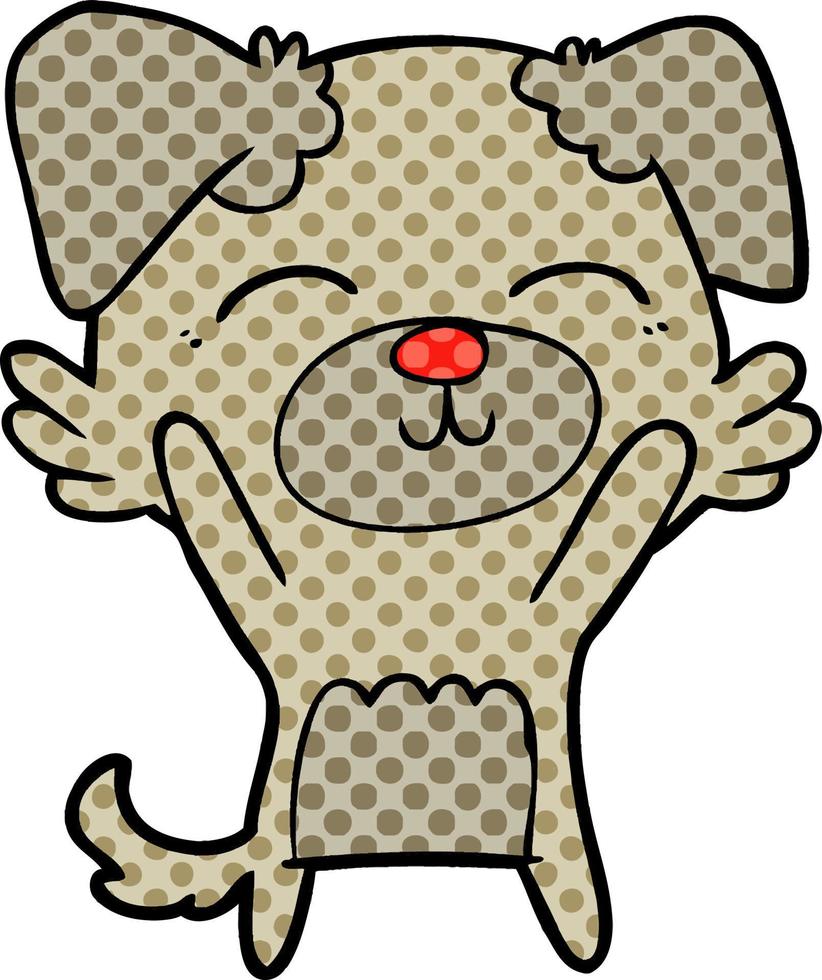 cartoon dog character vector