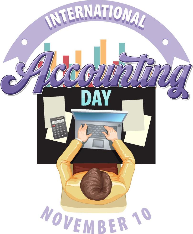 International Accounting Day Logo Design vector