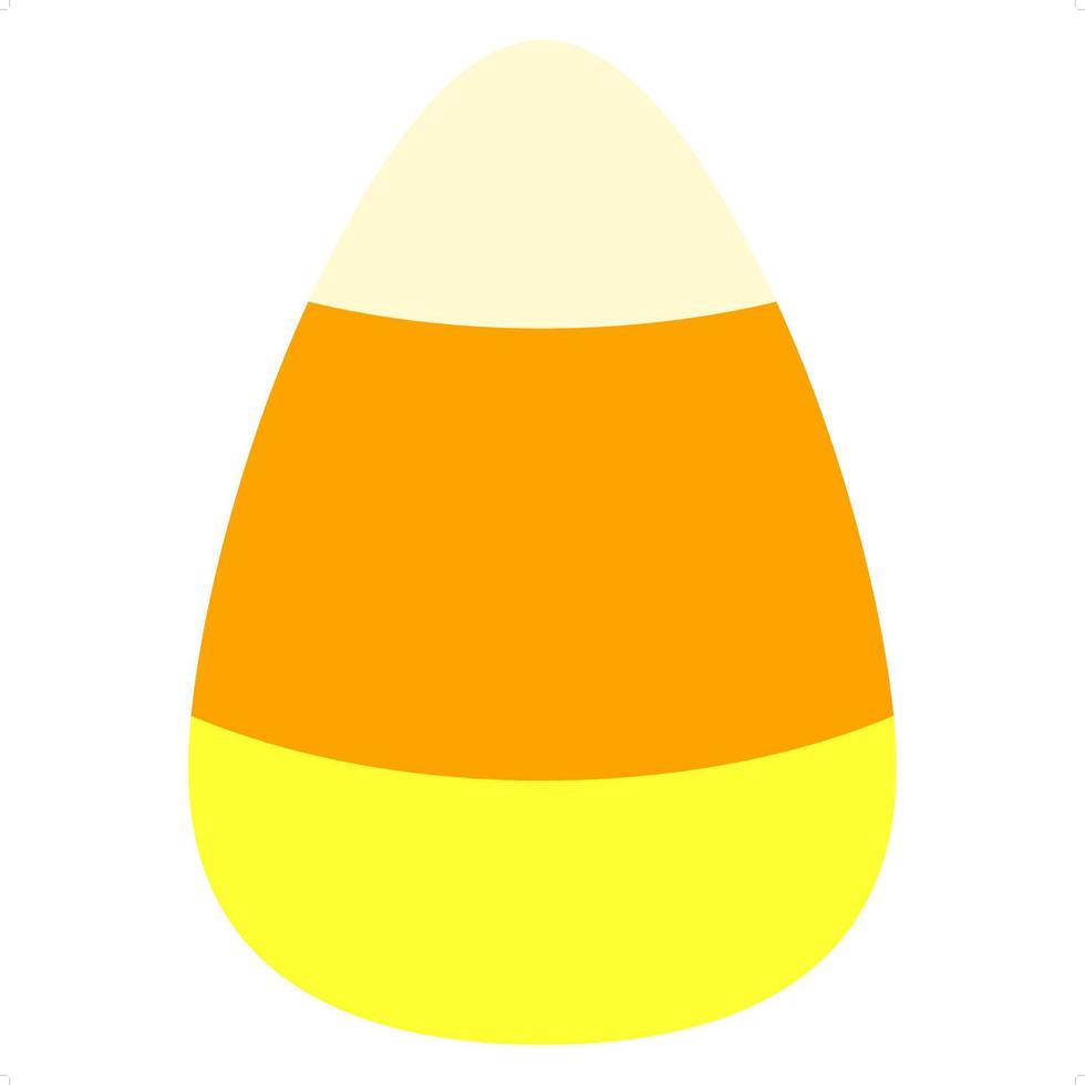 isolated candy corn vector