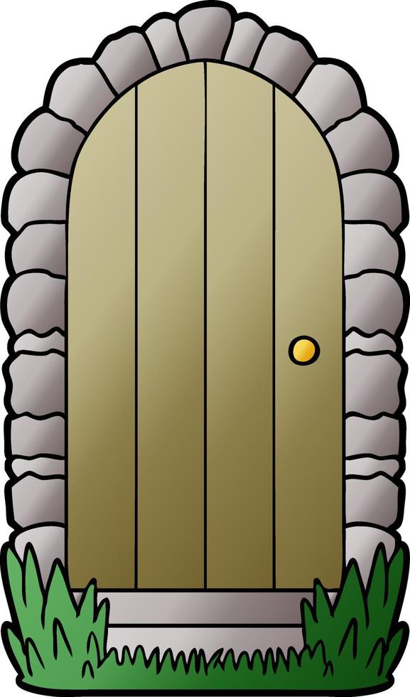 vector cartoon doorway