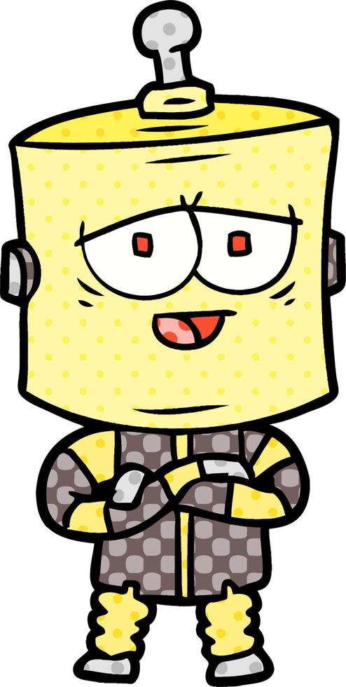 cartoon robot character vector