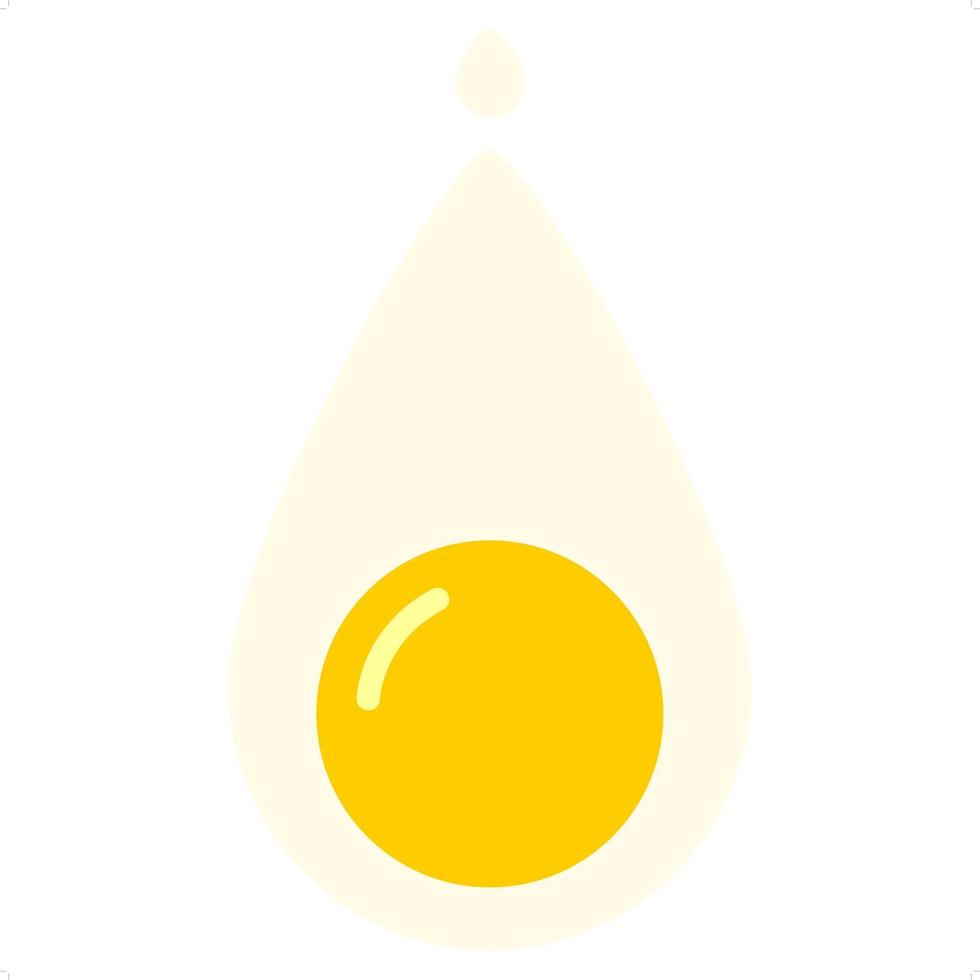 egg flat art vector