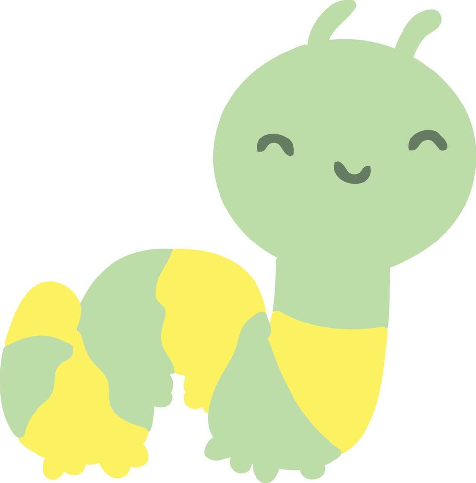 cute cartoon bug vector