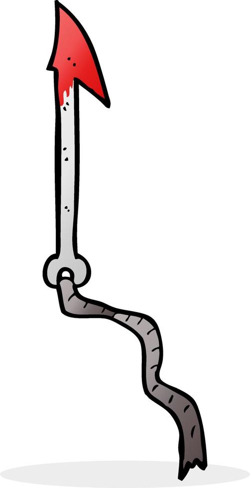 doodle cartoon harpoon 12912590 Vector Art at Vecteezy