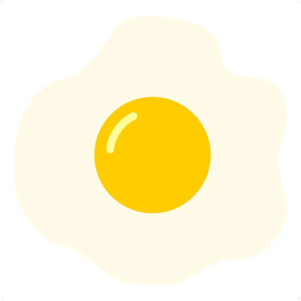 isolated fried egg 12669130 Vector Art at Vecteezy