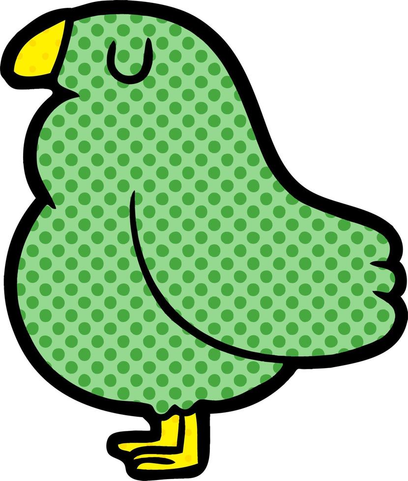 cartoon bird character vector