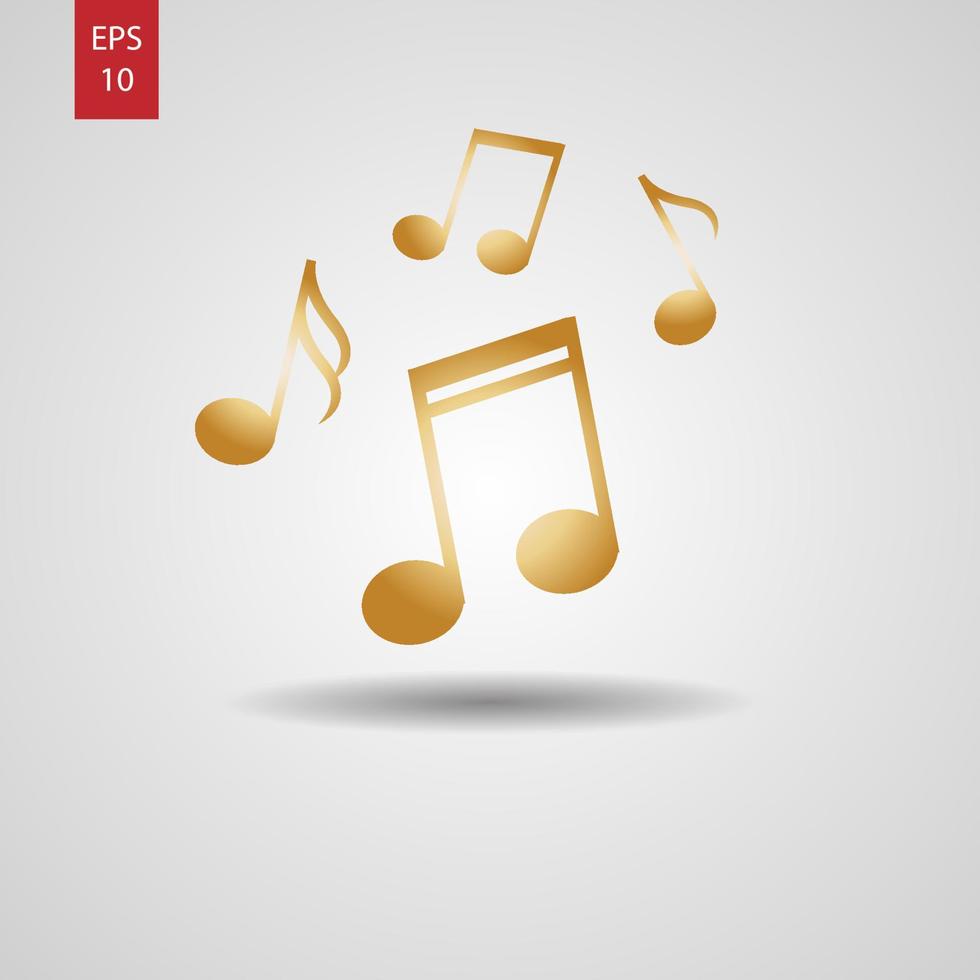 Music note vector template. Fit for banner, background, poster, advertising. Vector eps 10. Music festival template