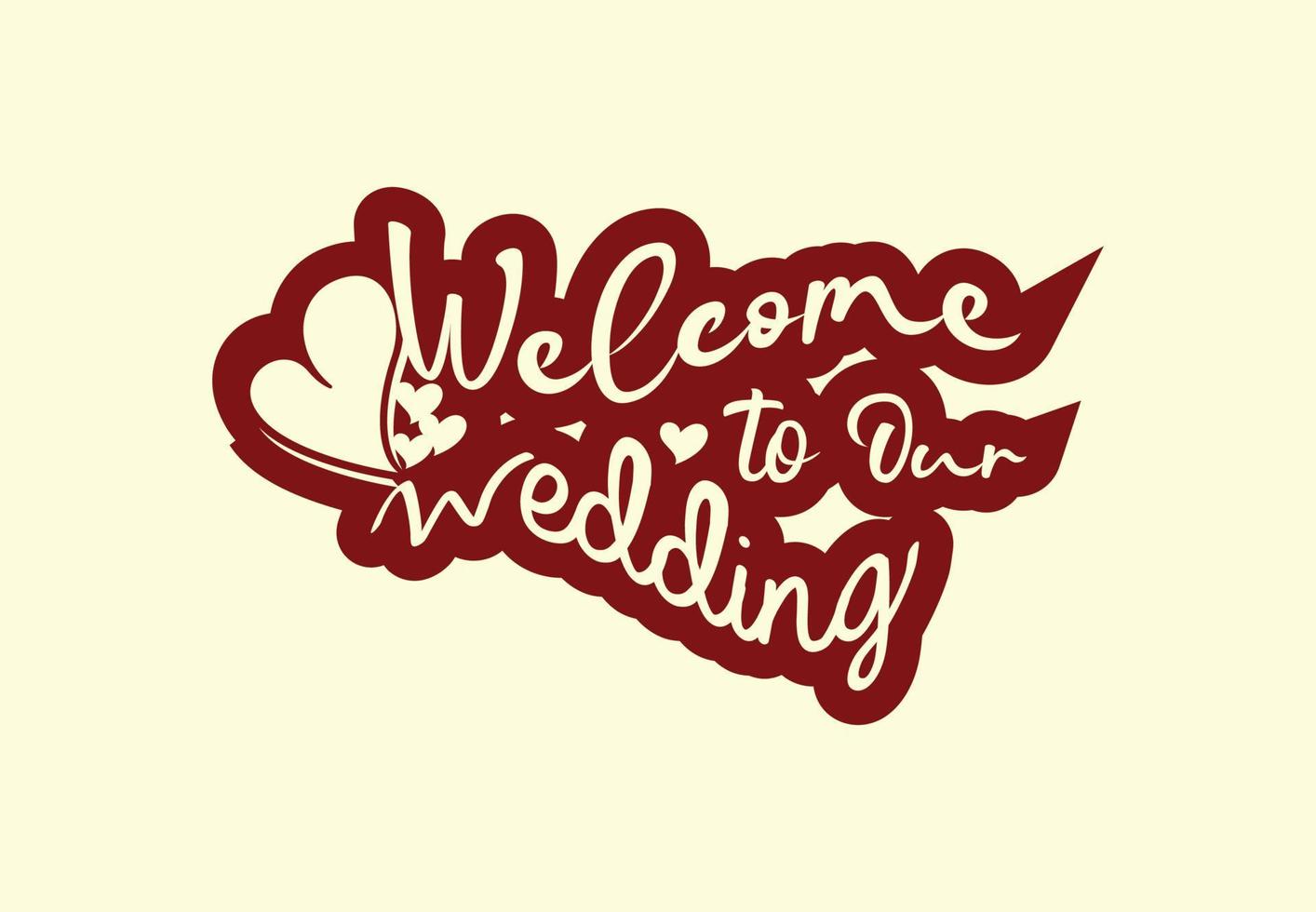 Welcome to our wedding t shirt and sticker design template vector