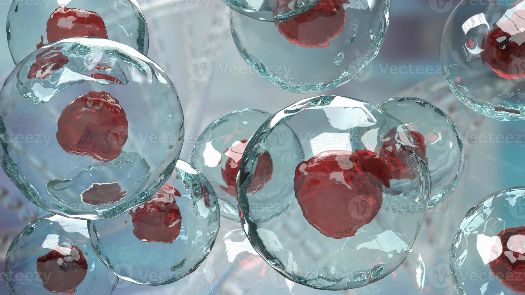 The cell image for sci or education concept 3d rendering photo