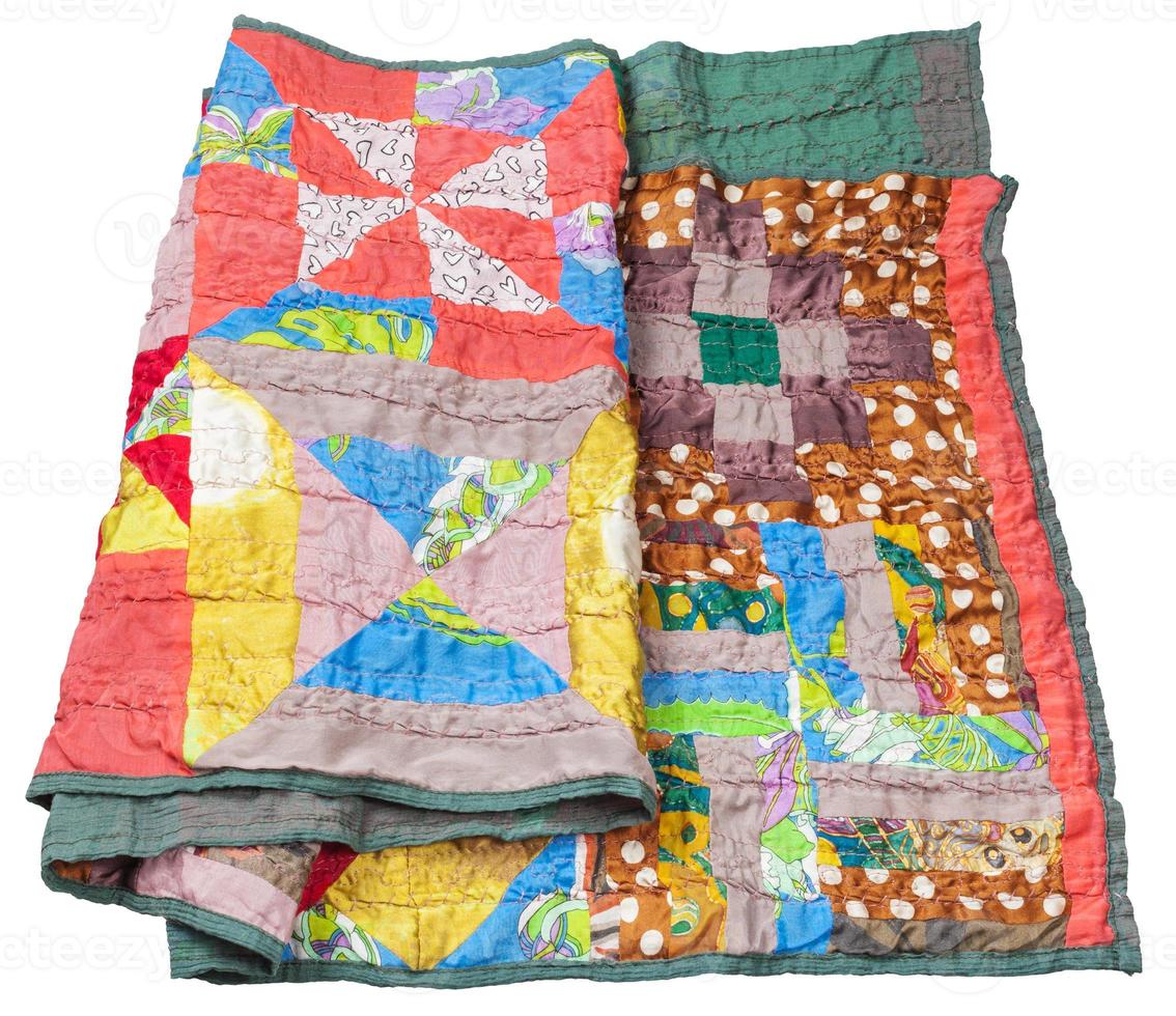 bufanda hecha a mano al estilo de patchwork foto