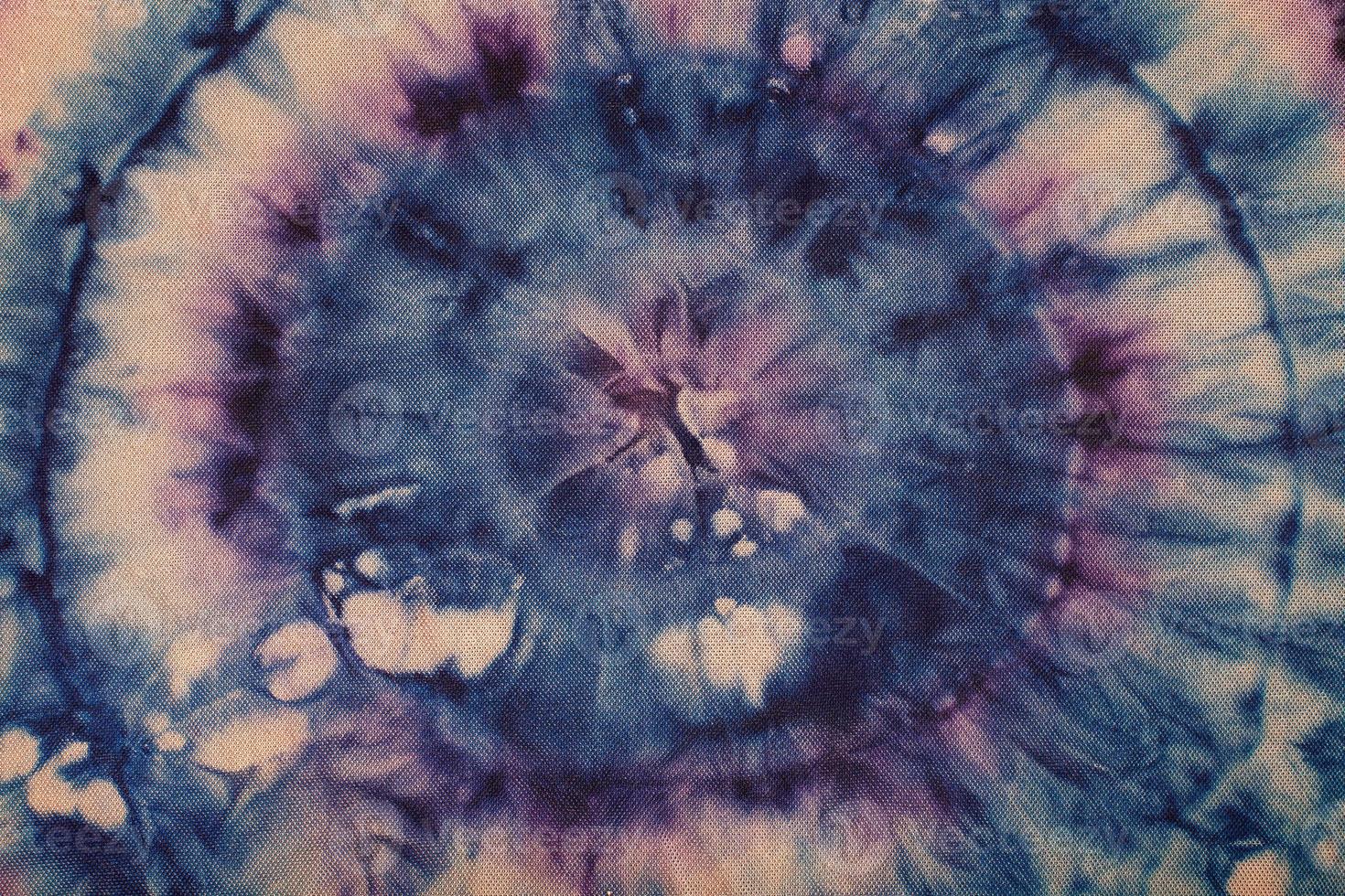 spotted blue and purple concentric circles photo