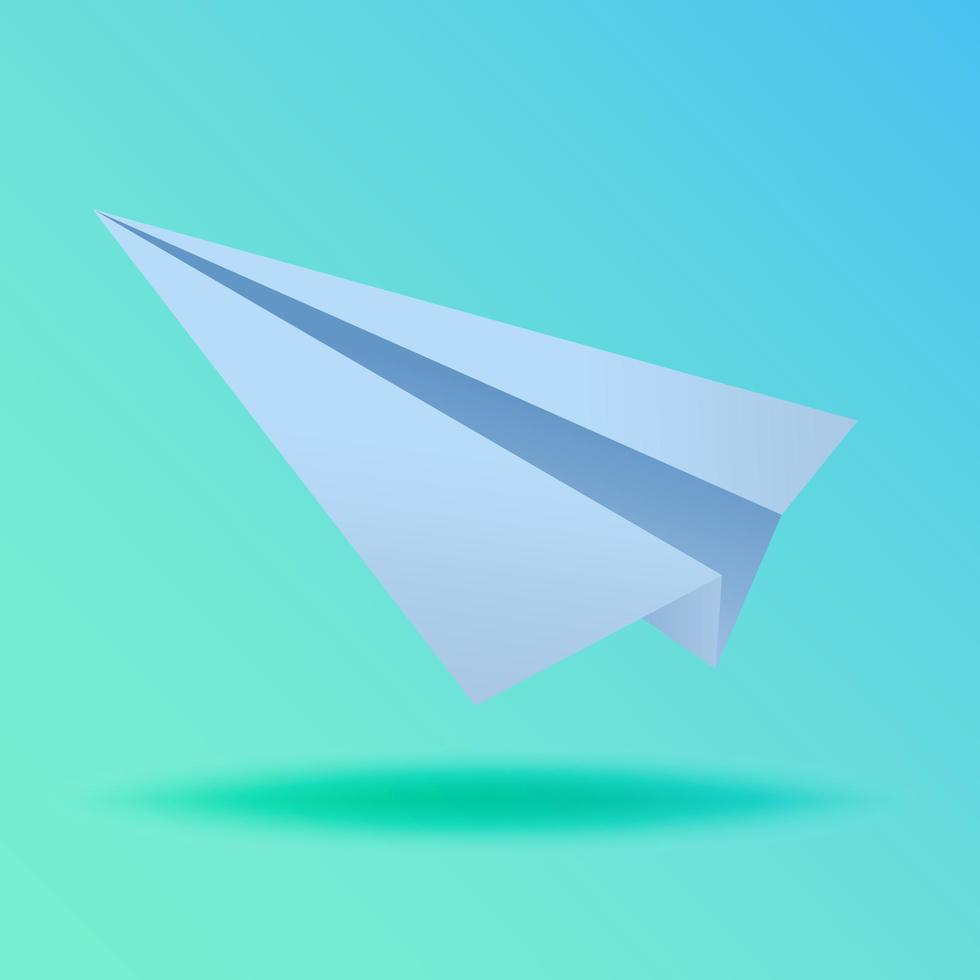 Paper airplane icon .Flat icon for web design.Vector illustration. vector