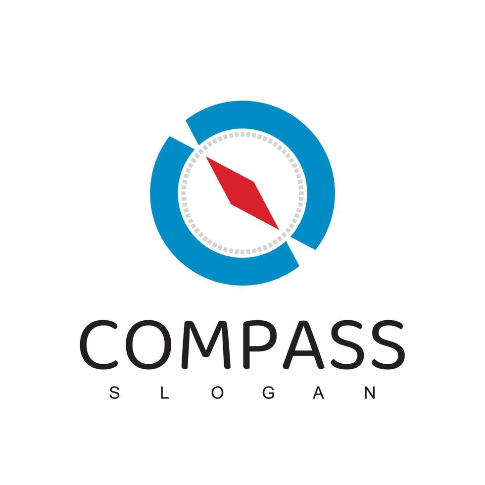 Compass Logo Design Template,Travel Guide, Navigation Logo vector