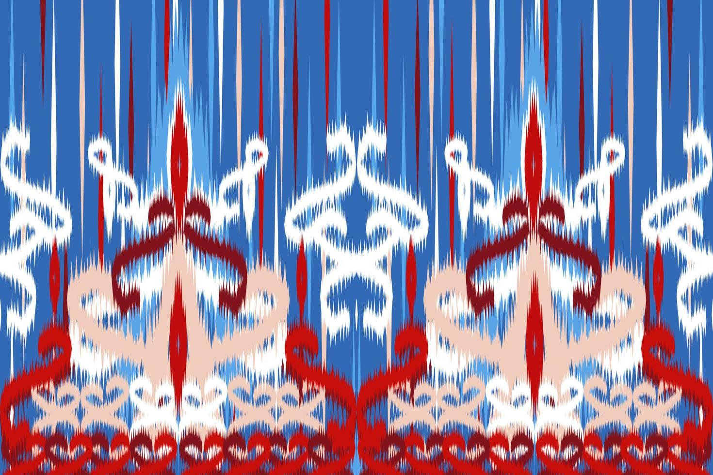 Abstract geometric background pattern design, blouse pattern, carpet pattern, Asian retro style. vector