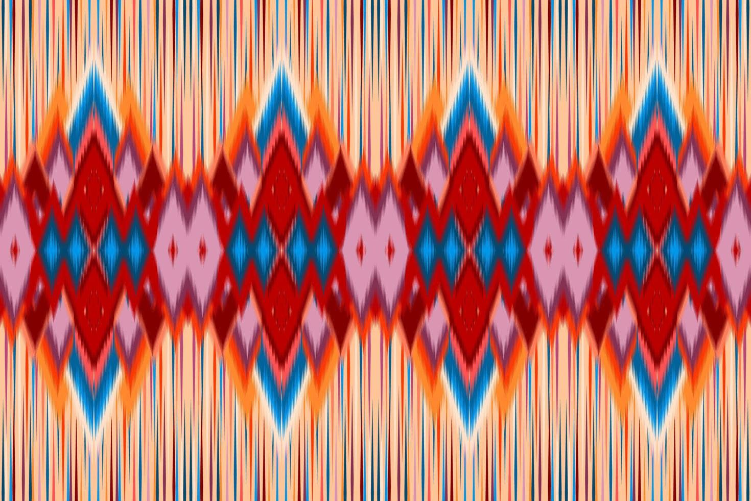 Abstract geometric background pattern design, blouse pattern, carpet pattern, Asian retro style. vector