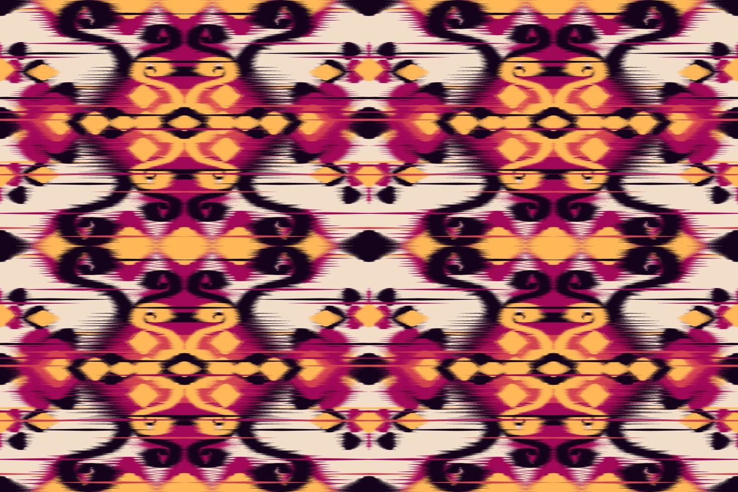 Abstract geometric background pattern design, blouse pattern, carpet pattern, Asian retro style. vector