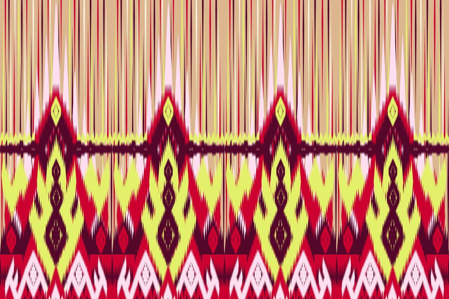 Abstract geometric background pattern design, blouse pattern, carpet pattern, Asian retro style. vector
